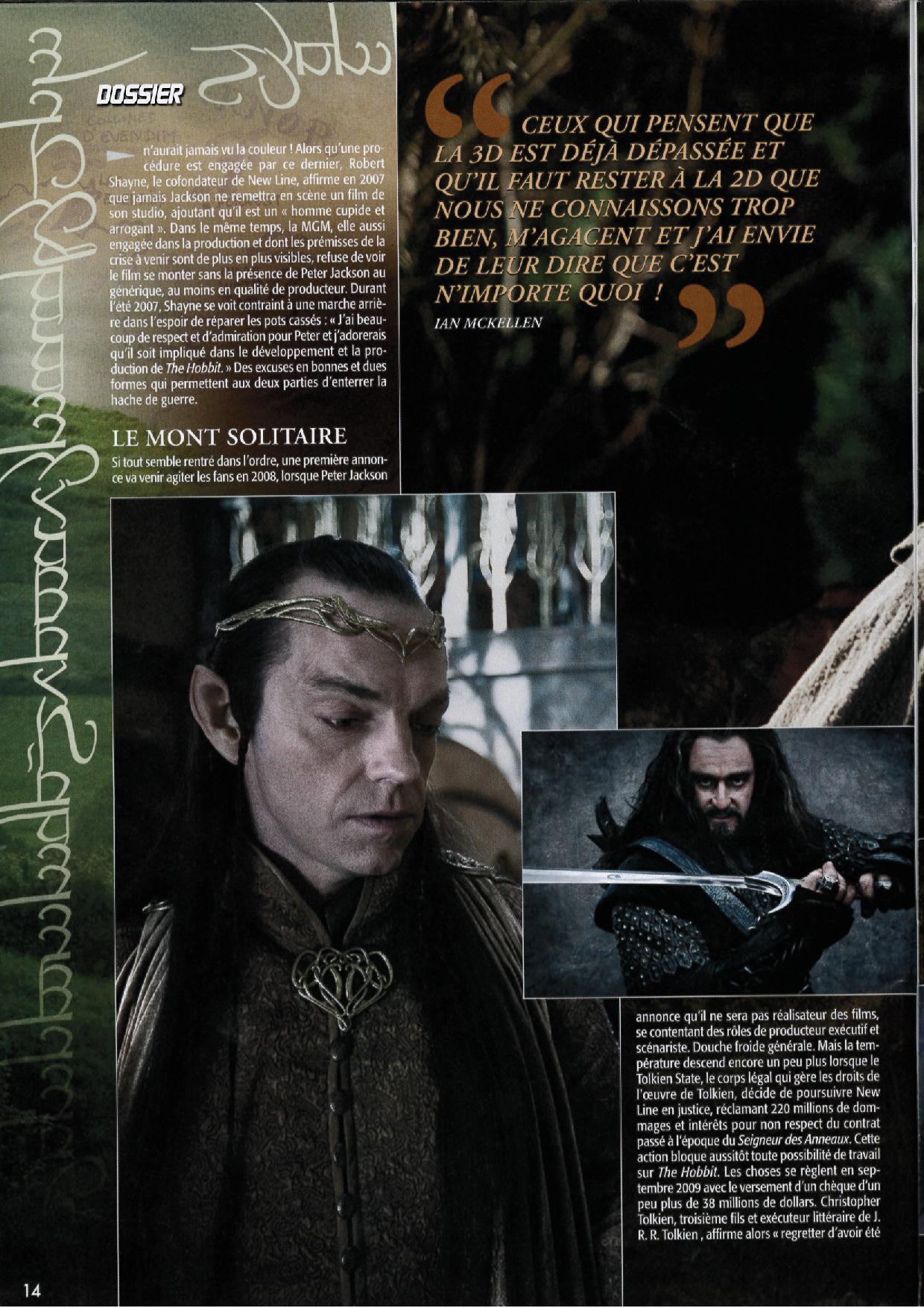 "Le Hobbit" dans la presse spécialisée